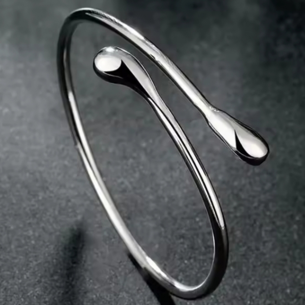 Elegant 925 Sterling Silver Women's Bracelet - Picture 4 of 6